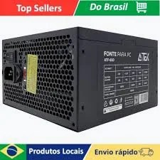 Fonte 650W Para PC Com Cooler Silencioso Compatível Com AMD E Intel