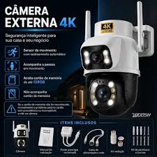 Câmeras de Segurança Woosh A28B Full HD Dupla Lente Wi-Fi com Visão Noturna Colorida